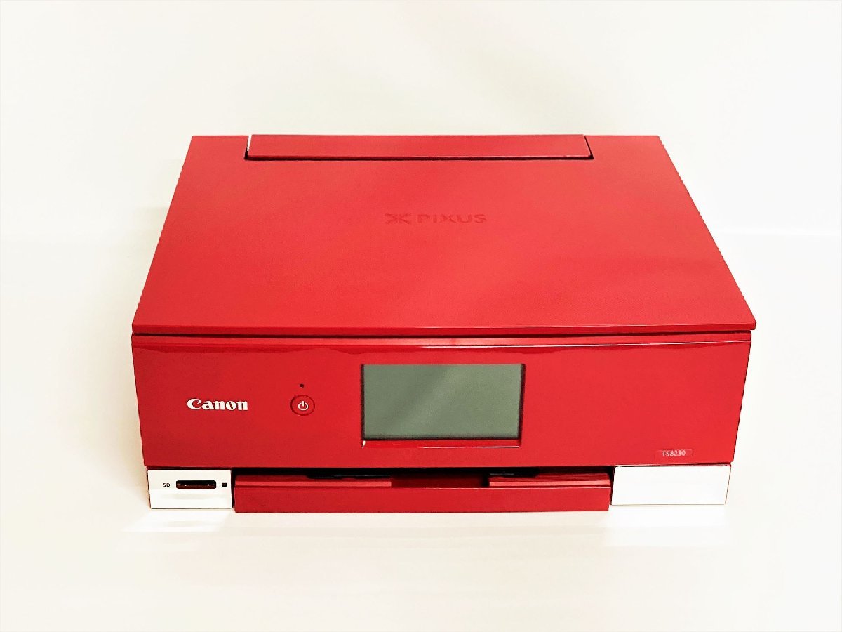 [ TS8230( red )] Canon ink-jet printer multifunction machine [ speciality shop therefore is possible [ safe 60 days guarantee ]](G)