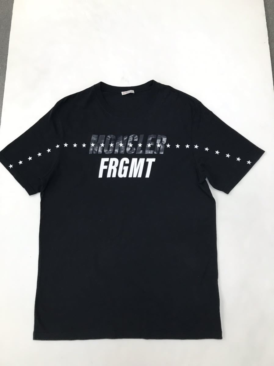 美品 モンクレール フラグメント Tシャツ サイズL 黒