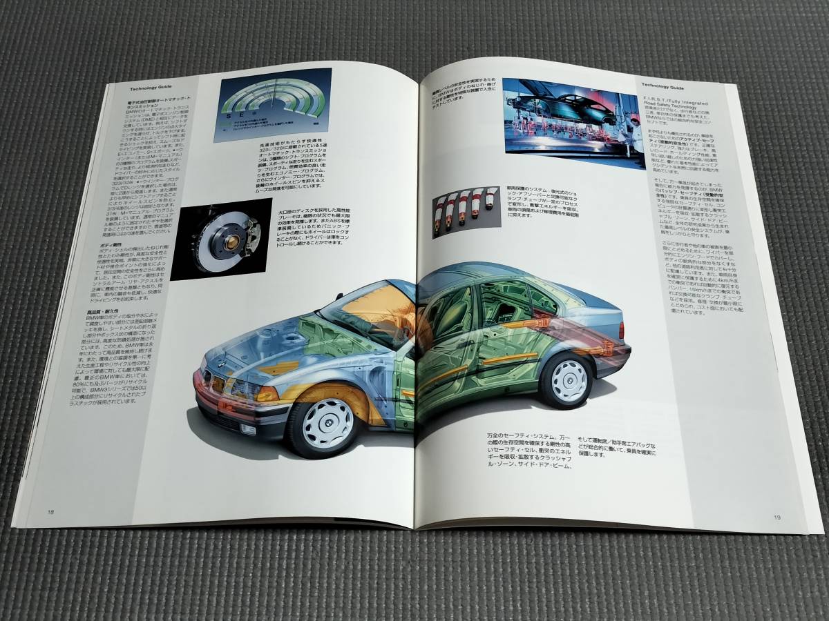 BMW 3シリーズ カタログ 1996年 E36の画像7