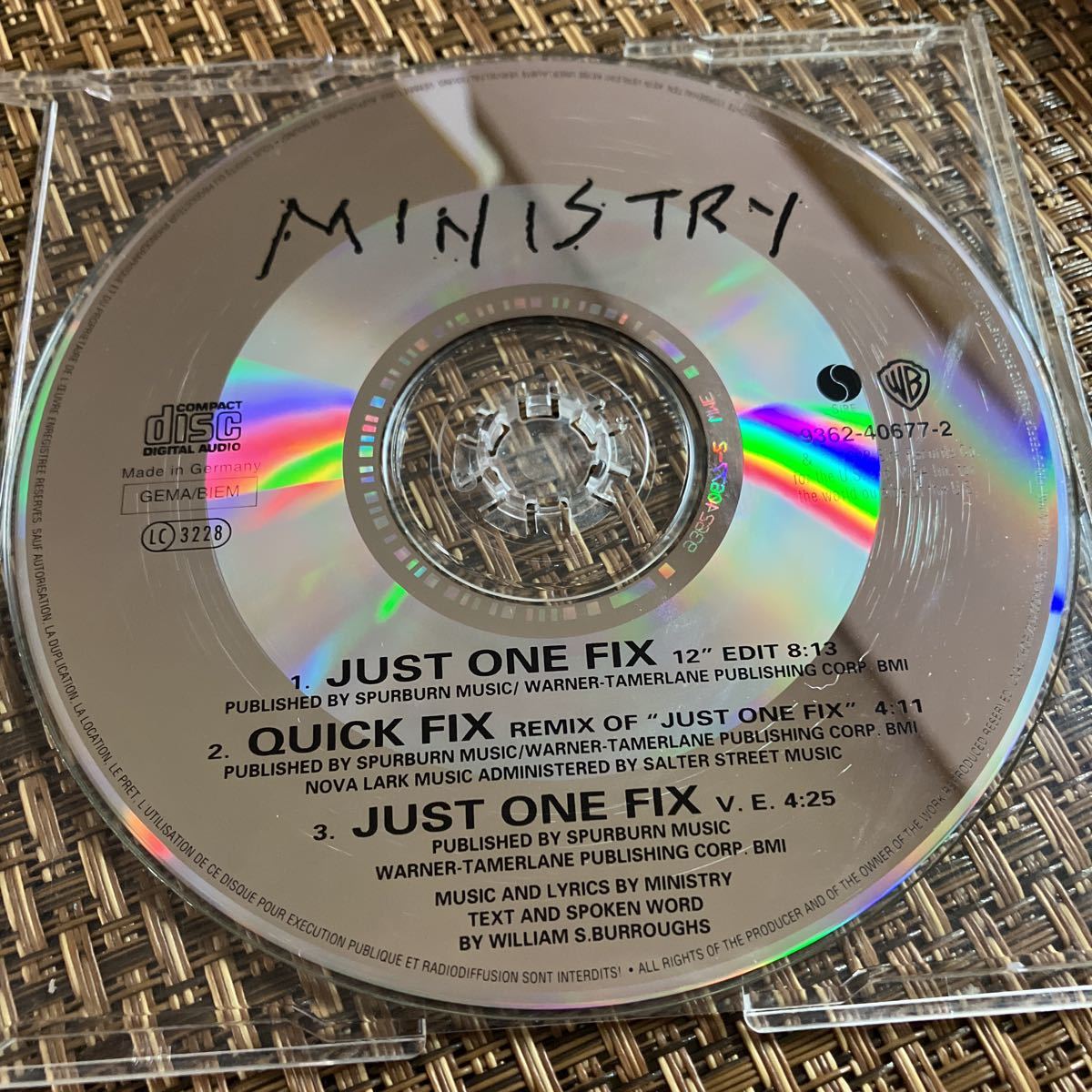 MINISTRY JUST ONE FIX CD ミニストリー　ジャスト　ワン　フィックス_画像4