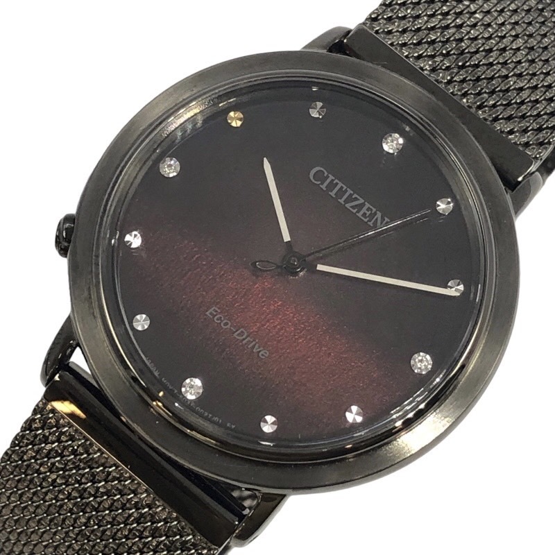 シチズン CITIZEN エル CITIZENL 10周年 限定1050本 EM1007-47E レッドブラウン 腕時計 レディース 