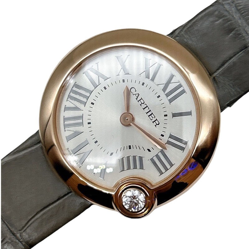 カルティエ Cartier バロンブランドゥ WGBL0005 ピンクゴールド 腕時計 レディース 中古