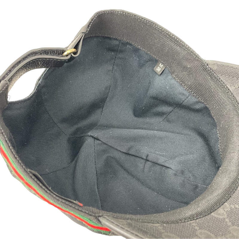 グッチ GUCCI シェリーライン GG総柄キャップ 帽子 200035 ブラック