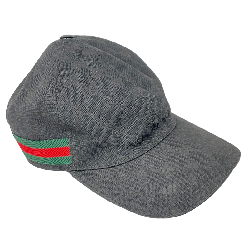 グッチ GUCCI シェリーライン GG総柄キャップ 帽子 200035 ブラック