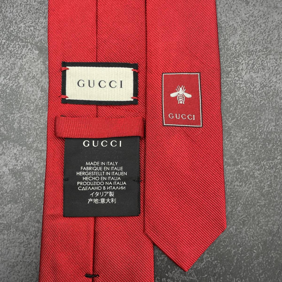 ☆美品☆送料無料☆ 現行 激レア GUCCI グッチ ネクタイ 高級シルク