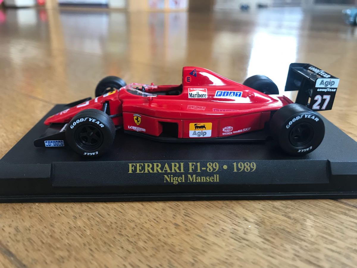 asheto official Ferrari F1 collection F1-89 Mansell Marlboro specification 1/43 173 for searching F1 machine collection der Goss tea ni