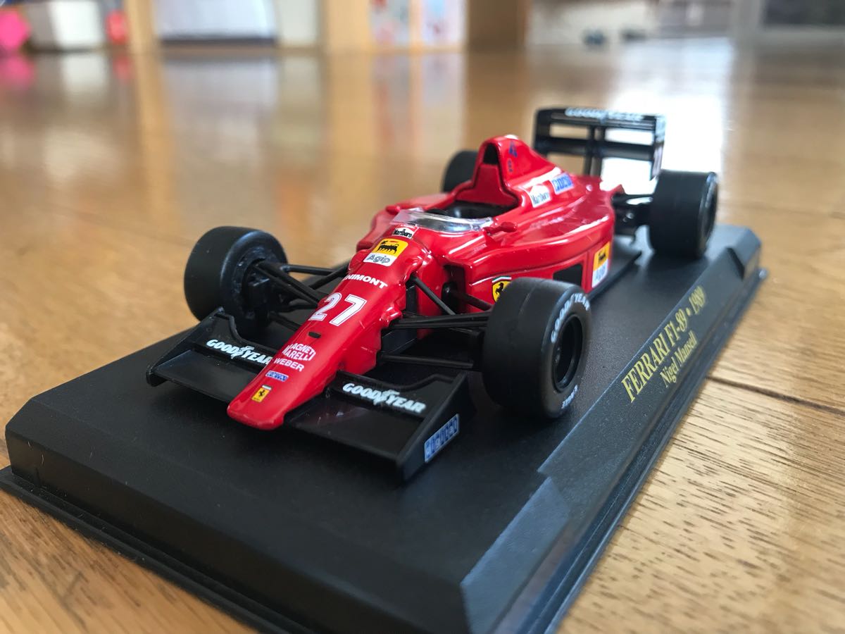 asheto official Ferrari F1 collection F1-89 Mansell Marlboro specification 1/43 173 for searching F1 machine collection der Goss tea ni