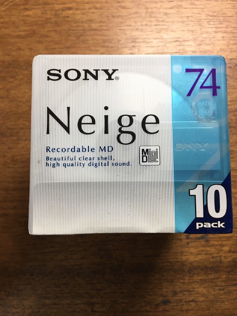 SONY Neige MDディスク 10枚パック 未開封の画像1