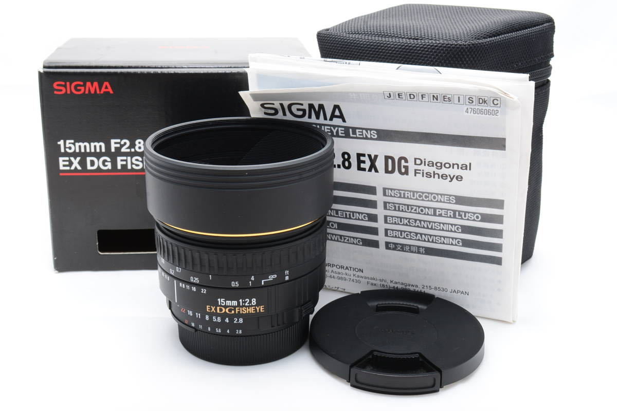 美品！シグマ15mm F2.8EX DG DIAGONAL FISHEYE | eclipseseal.com