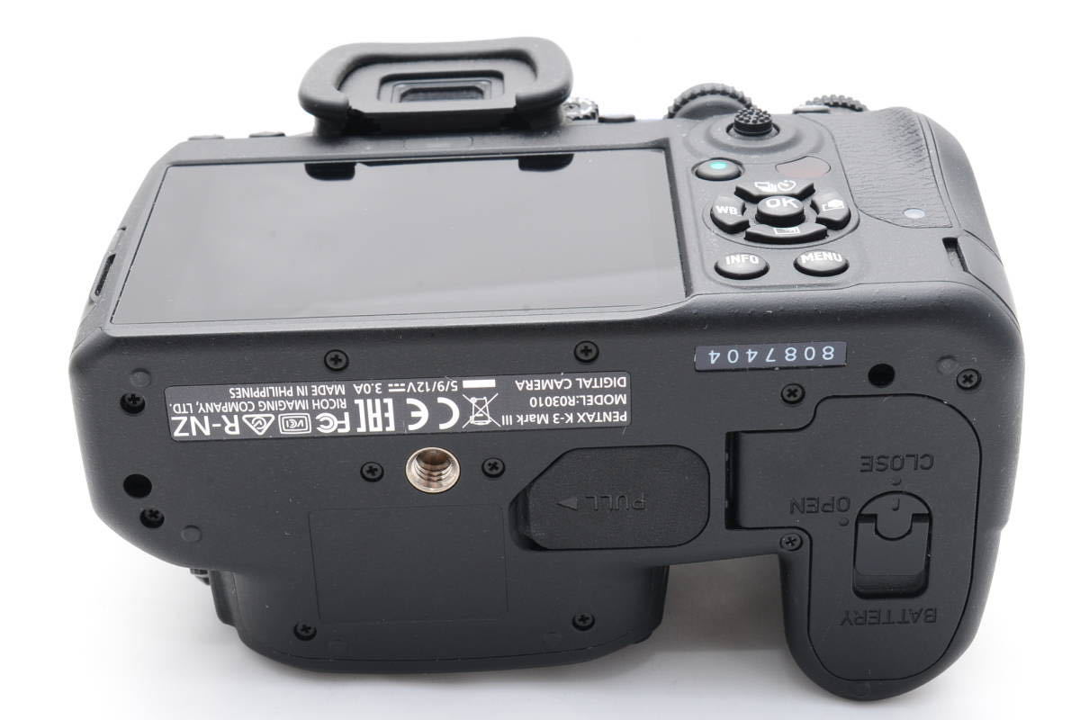 正規品販売！ PENTAX K-3 Mark III ボディ ブラック APS-Cデジタル一眼