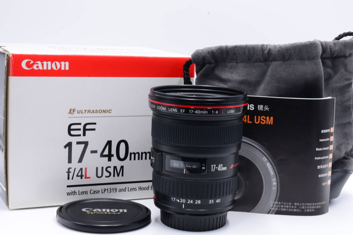 NEW ARRIVAL】 広角ズームキャノンCanon EF17-40mm F4L USM 1ogwk