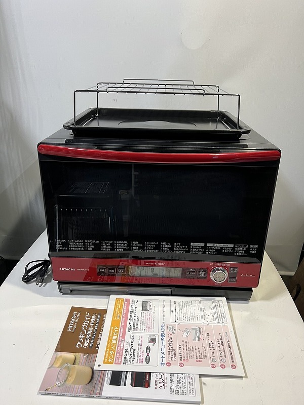 ヤフオク! - HITACHI 日立 加熱水蒸気オーブンレンジ MRO-M...