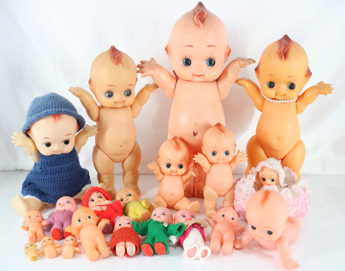 ト滝】キューピーまとめてセット 人形 ソフビ レトロ コスチューム