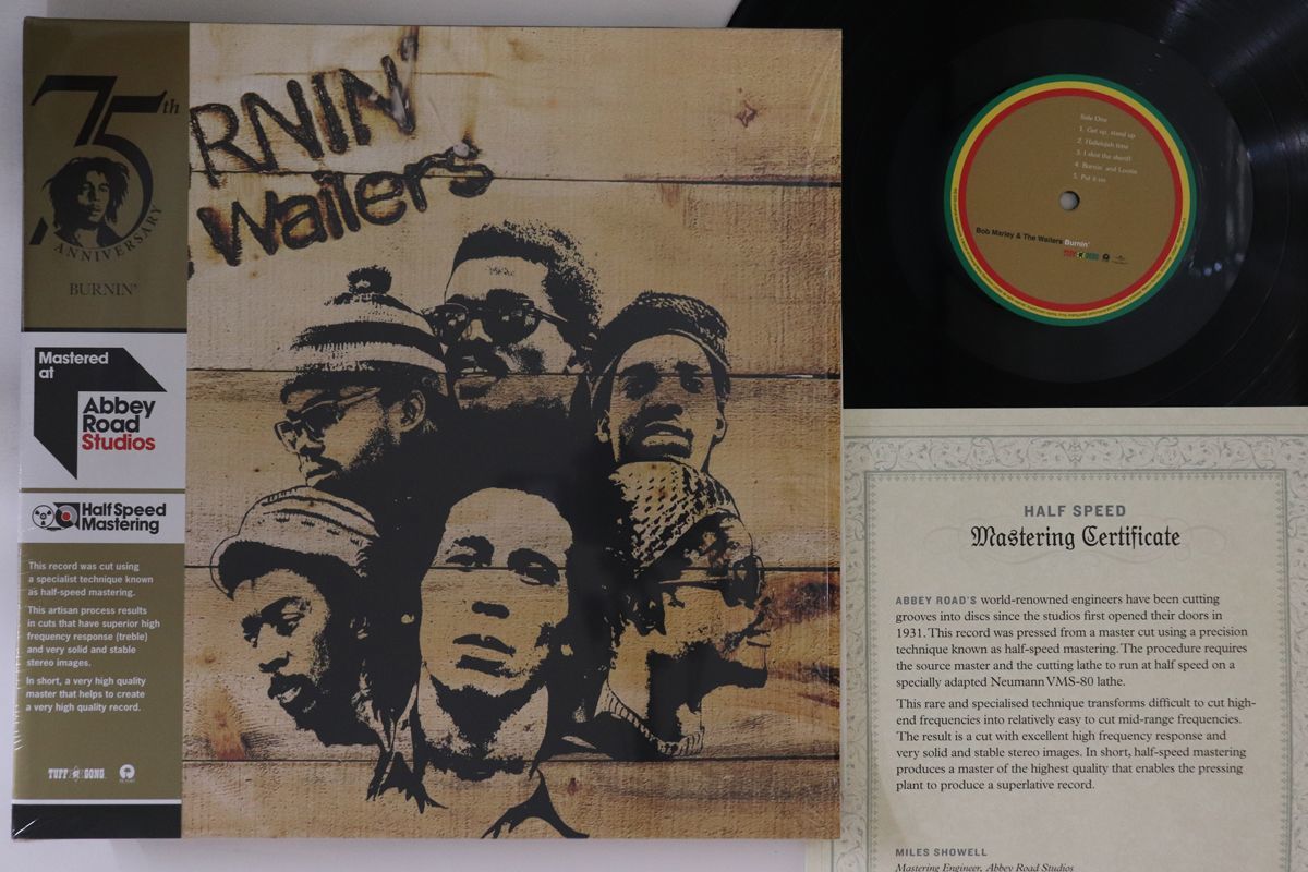 独LP Bob Marley & The Wailers Burnin 00602435081465 TUFF GONG /00400_画像1