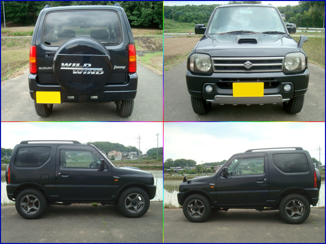 SUZUKI JIMNY Jimny ABA-JB23W body parts complete set custom for front bonnet door interior goods exterior ZJ3 circle car + changed name document complete set. consultation is possibility 