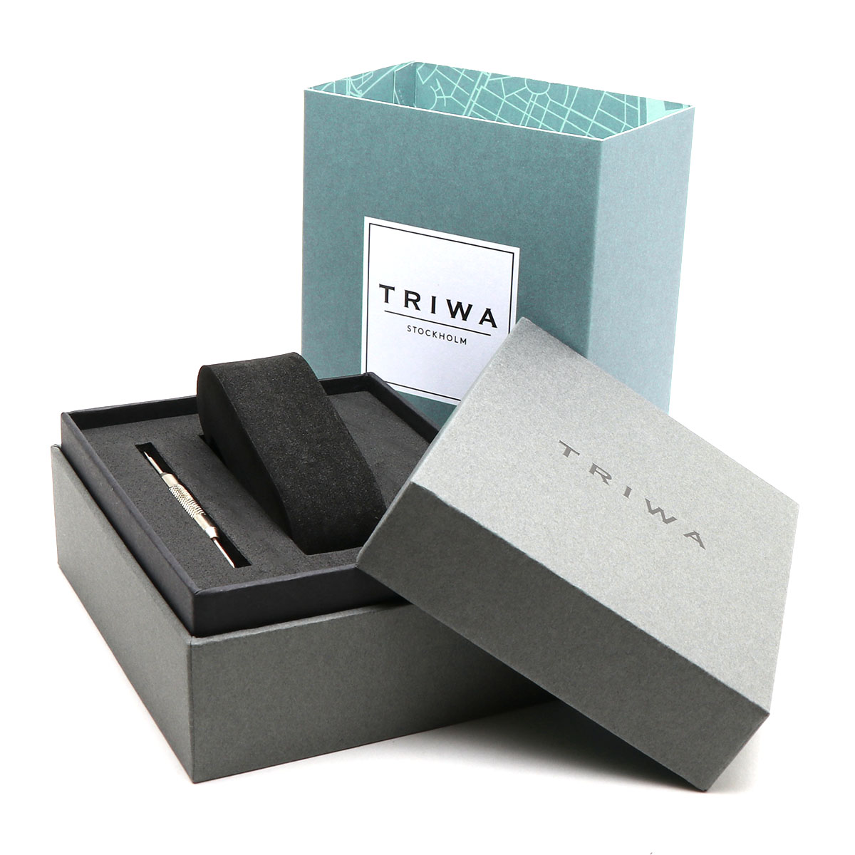 TRIWA トリワ SLATE ASKA スレートアスカ ブラック レザーベルト 女性 腕時計 AKST107-SS010212 レディースウォッチ ビジネスウォッチ