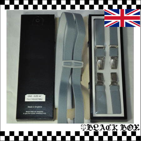 英国製 BRACES ブレイセス ブレイシス SUSPENDER サスペンダー H型 H形 幅18mm MADE IN ENGLAND イギリス UK GB イングランド SKINS PUNK 2_画像2