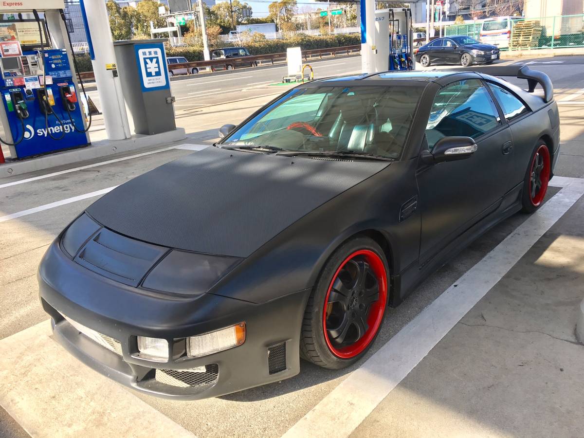  remarkable times eminent full custom Z32 matted black T bar roof vehicle inspection "shaken" 32 year 1 month mainte many excellent level 