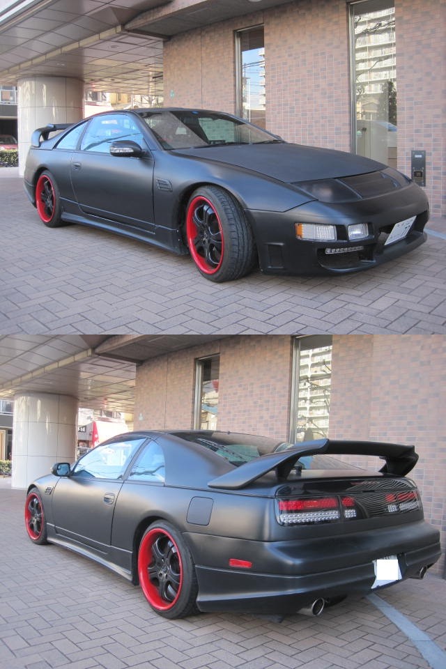  remarkable times eminent full custom Z32 matted black T bar roof vehicle inspection "shaken" 32 year 1 month mainte many excellent level 