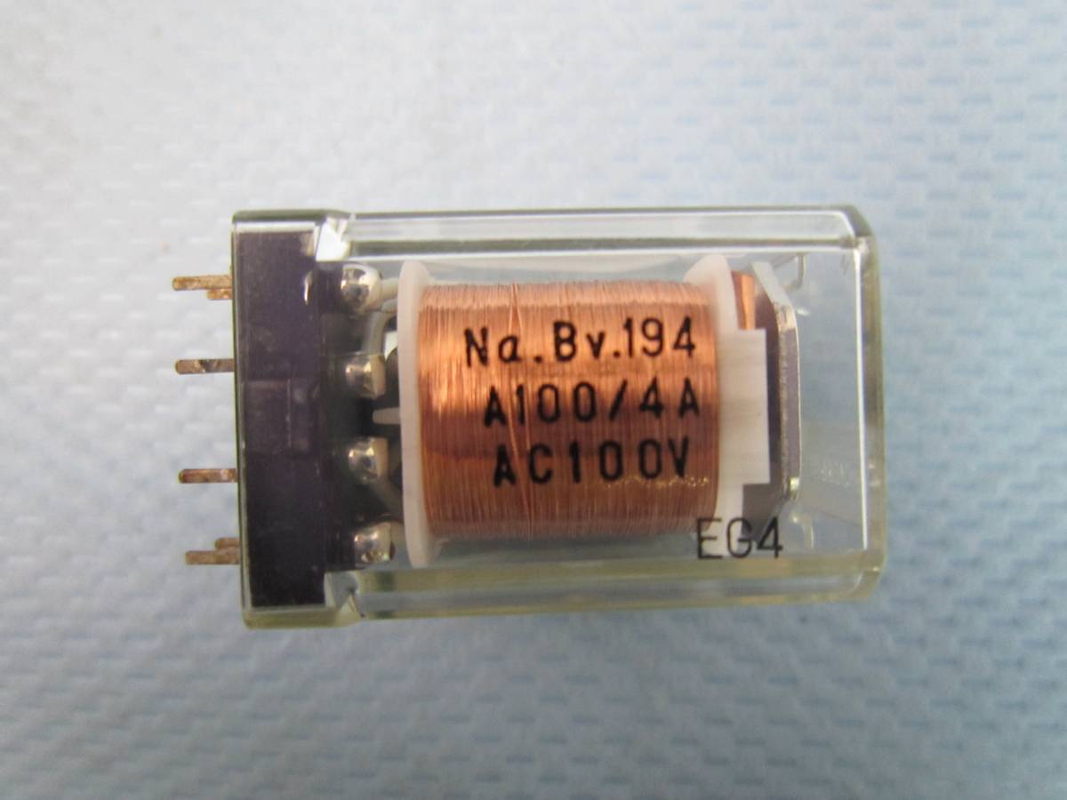  Fujitsu Na.Bv.194 A100/4A AC100V relay *18 piece 