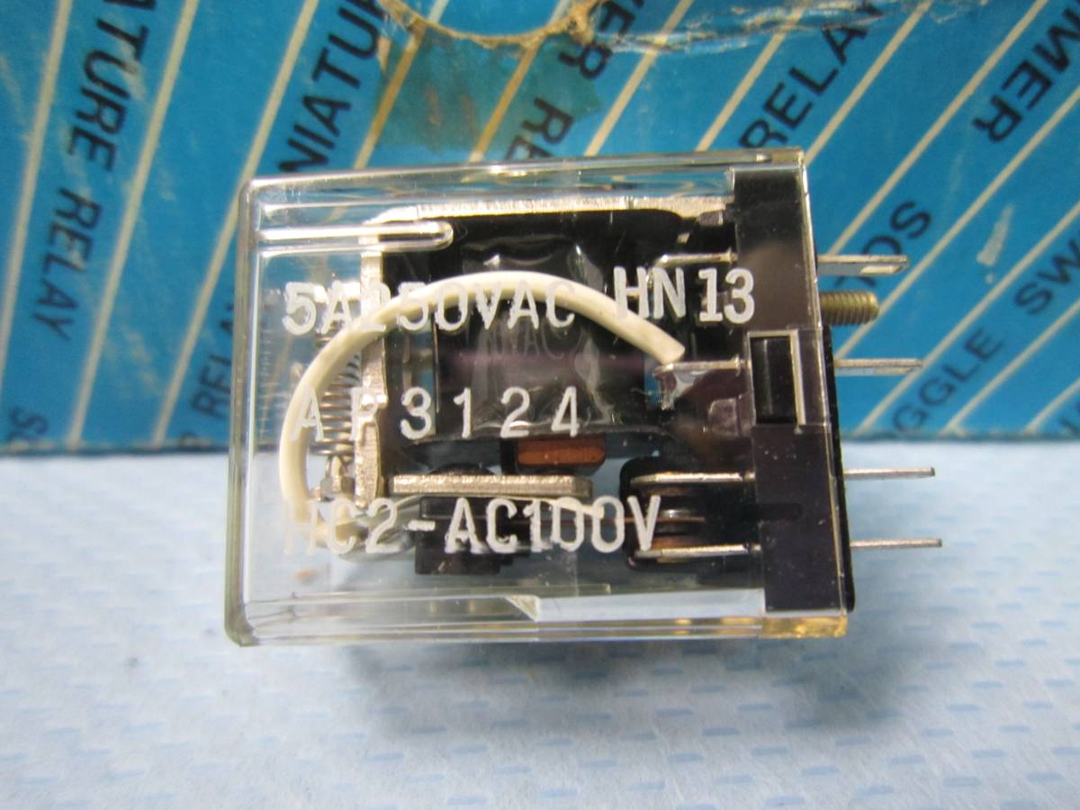 HC2-AC100V AP3124 5Ａ250ＶＡＣ　制御盤用リレー*20個_画像4