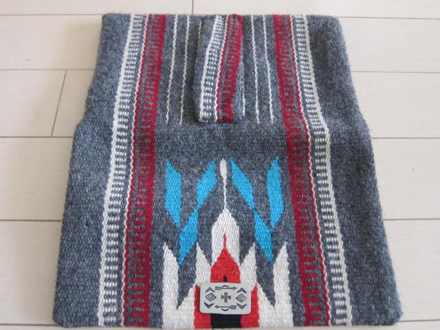 CHIMAYOchimayo40s Vintage pouch Indian silver Conti . bag ball chain hand made blanket rug pouch 