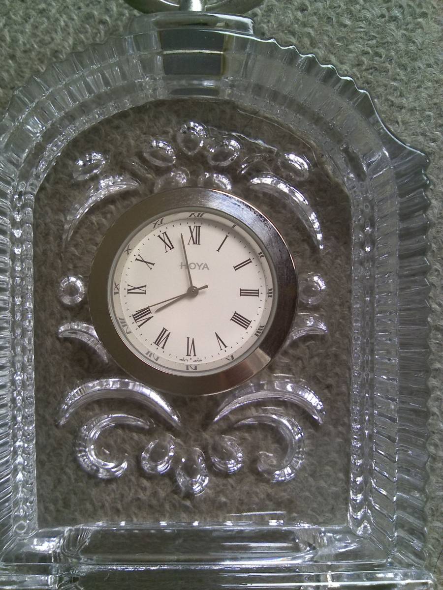 HOYA glass put clock 