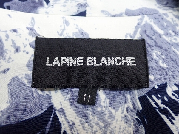 LAPINE BLANCHE ジャケット・11▲ラピーヌブランシュ/総柄/23*3*1-22_画像8