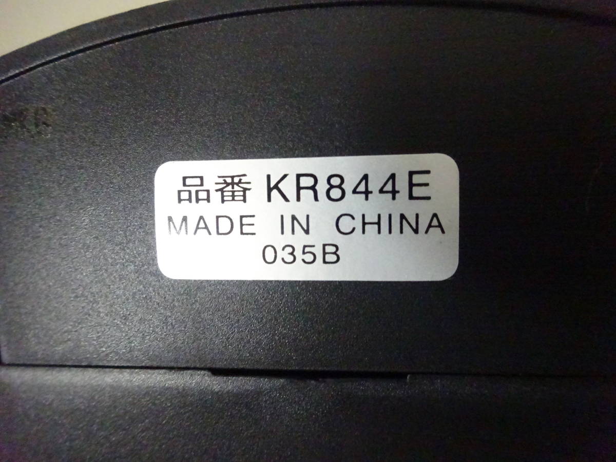 （つ-U-434） SEIKO 目ざまし時計 KR844 電池 説明書 在中 スヌーズ機能あり 中古_画像7