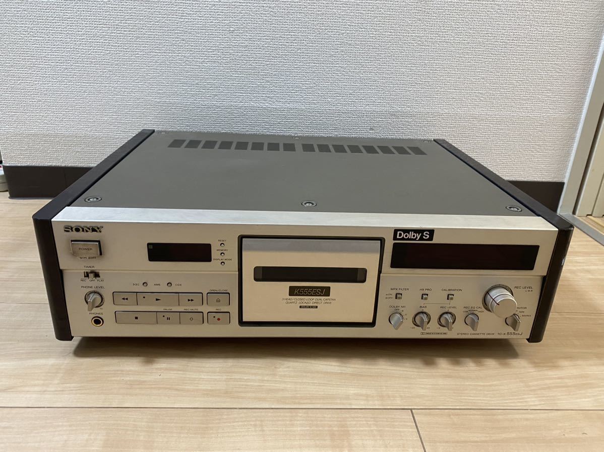 希少品】SONY TC-K555ESJ カセットデッキ 最上位モデル ソニー 通電