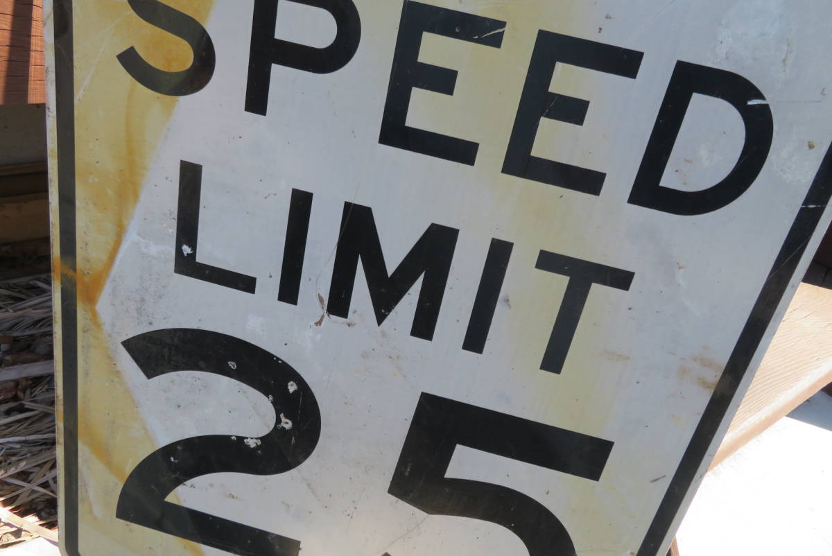 【10％OFF】 ロードサイン アメリカ SPEED 道路標識 インテリア 看板 LIMIT25 看板