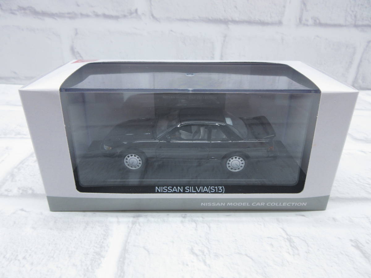 ミニカー 1/43 日産 シルビア S13 スーパーブラック ディーラー正規品 モデルカー カラーサンプル
