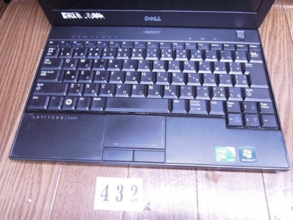 ☆432☆希少品★SSD搭載★Windows7 プロ 32BIT★外付けDVDRWマルチドライブ付★Core2 12W液晶モバイルノート★DELL★Latitude E4200_画像3