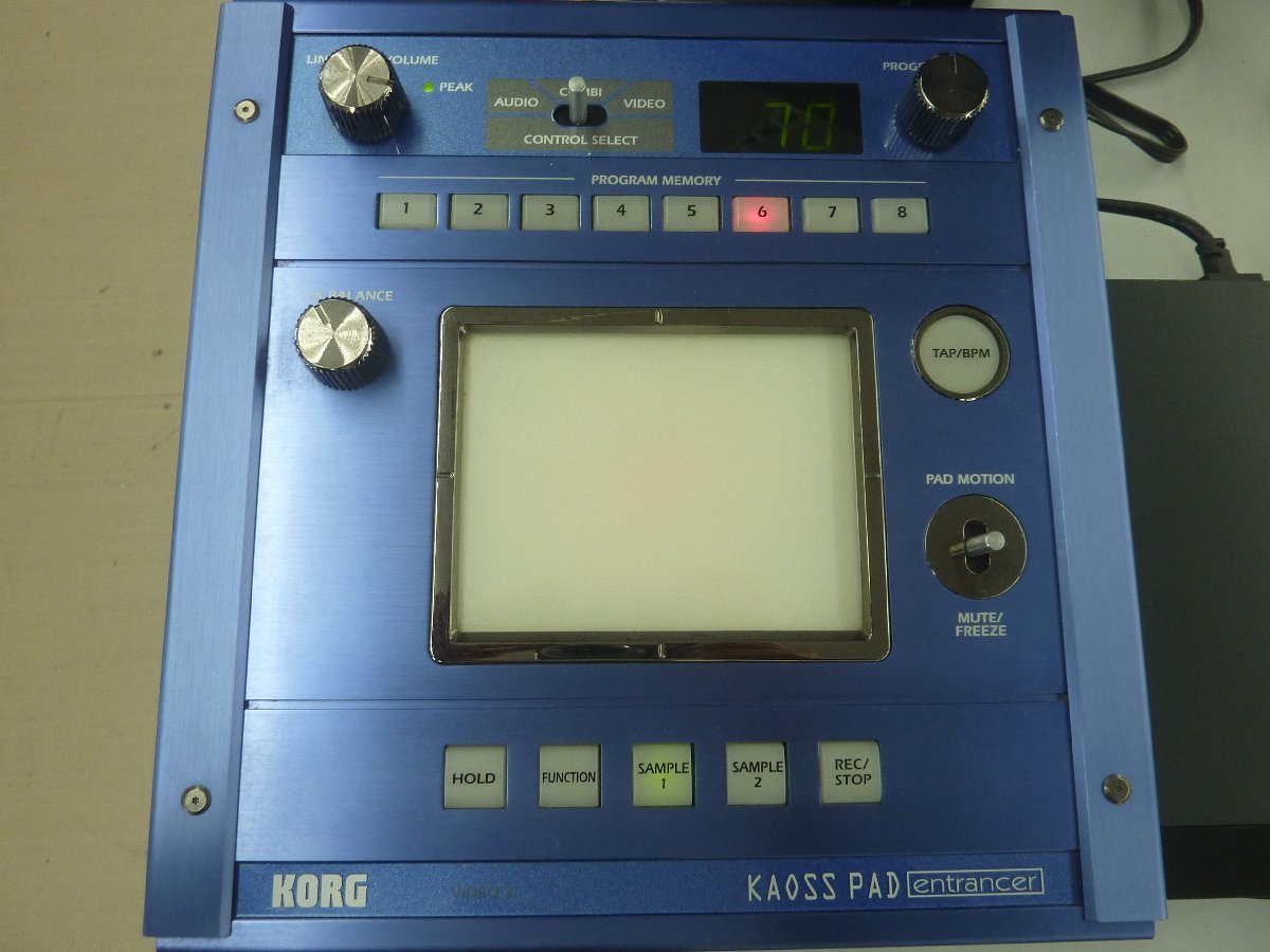 中古品】KORG KAOSS PAD entrancer カオスパッドエントランサー VJ