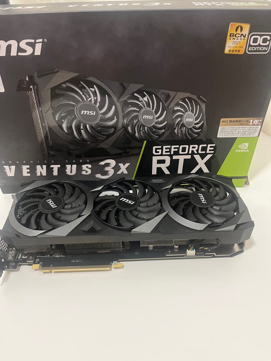 本物の ジャンクMSI RTX3080 ジャンク VENTUS 10G 3X 3X 10G 2022新作