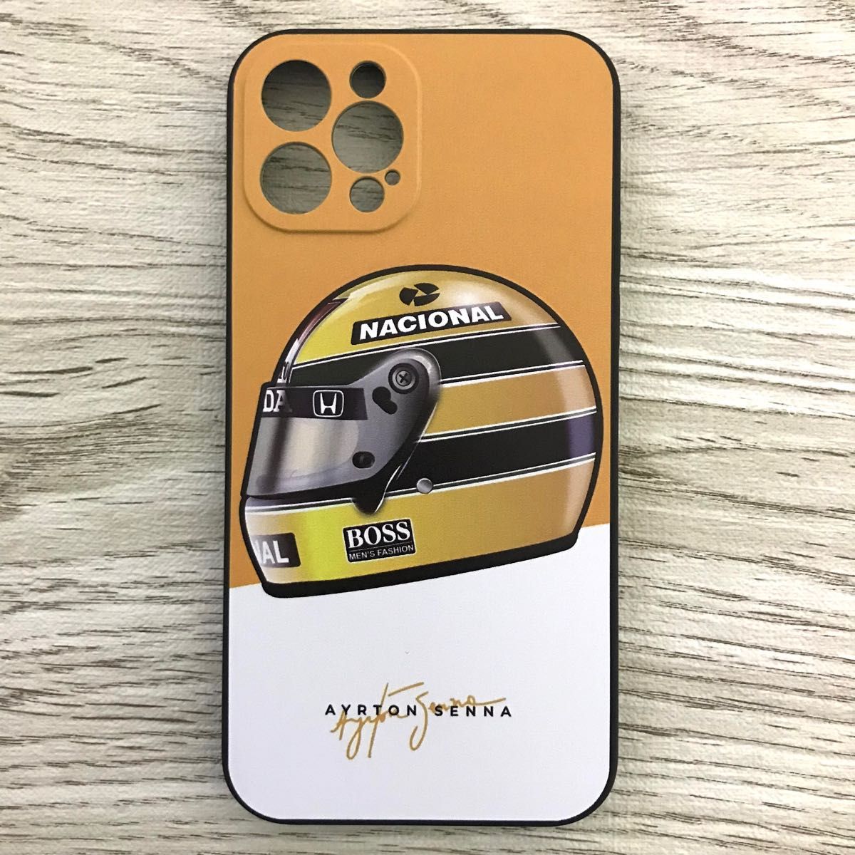 アイルトン・セナ ヘルメット iPhone 12 Pro ケース F1 マクラーレン ホンダ ブラジル スマホ