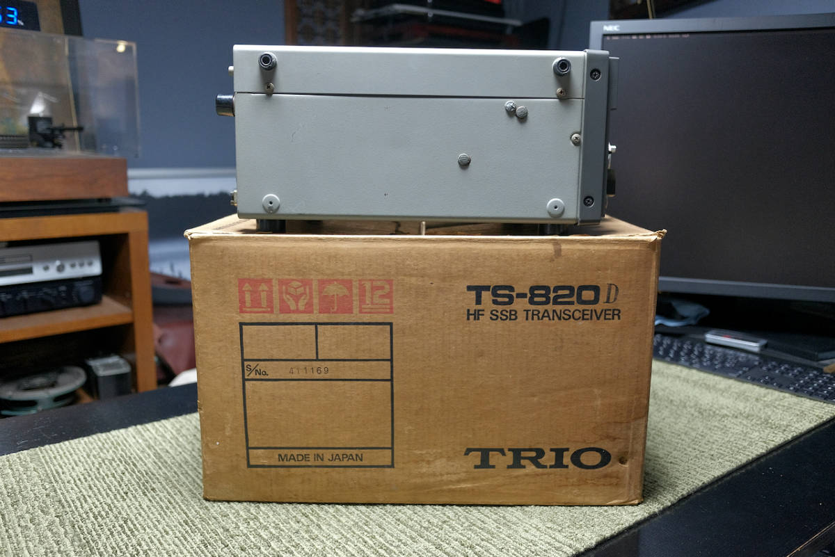 TRIO トリオ 無線機 トランシーバー TS-820D / SSB TRANSCEIVER アマチュア無線 現状品 ジャンク_画像6