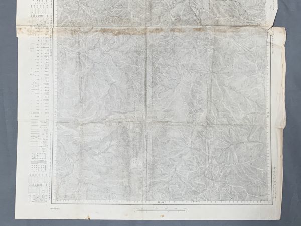 【古地図】昭和7年印刷 　張り合わせ　『富山県・黒部』　明治44年測図　5万/1地形図　～旅の軌跡～　大量出品　Ｋ0705Ｕ_画像3