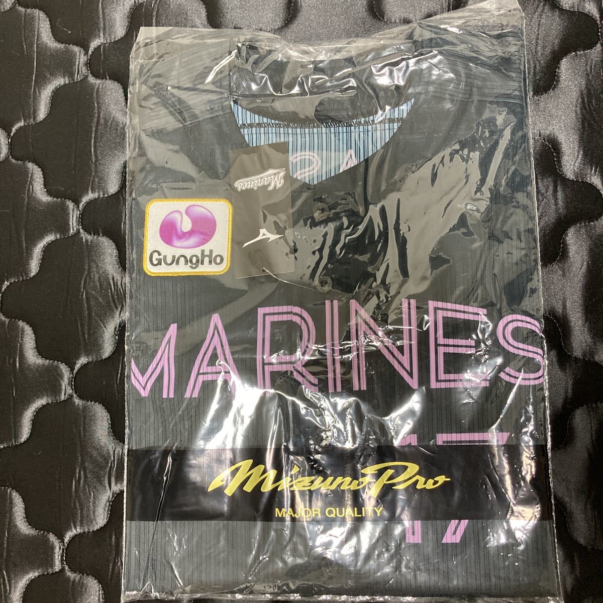  Chiba Lotte Marines Sasaki .. authentic uniform Chiba Lotte black summer we k end Mizuno Pro 