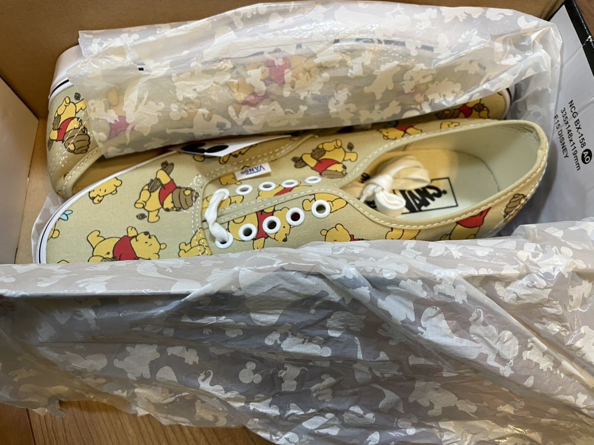 VANS AUTHENTIC Disney Winnie The Pooh 新品未使用 バンズ オーセンティック ディズニー くまのプーさん 1 2 3 4 5 6 7 8 9_画像3