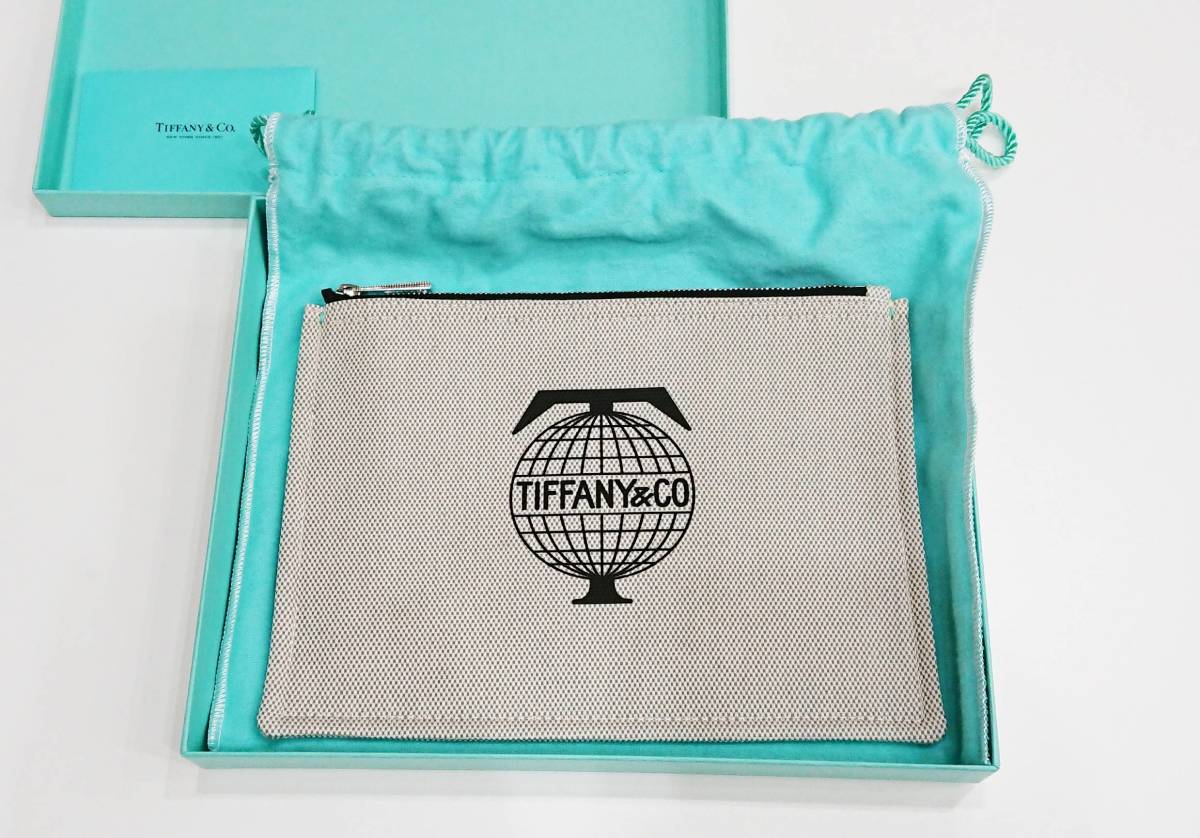 TIFFANY&Co. ティファニー キャンバス ポーチ-