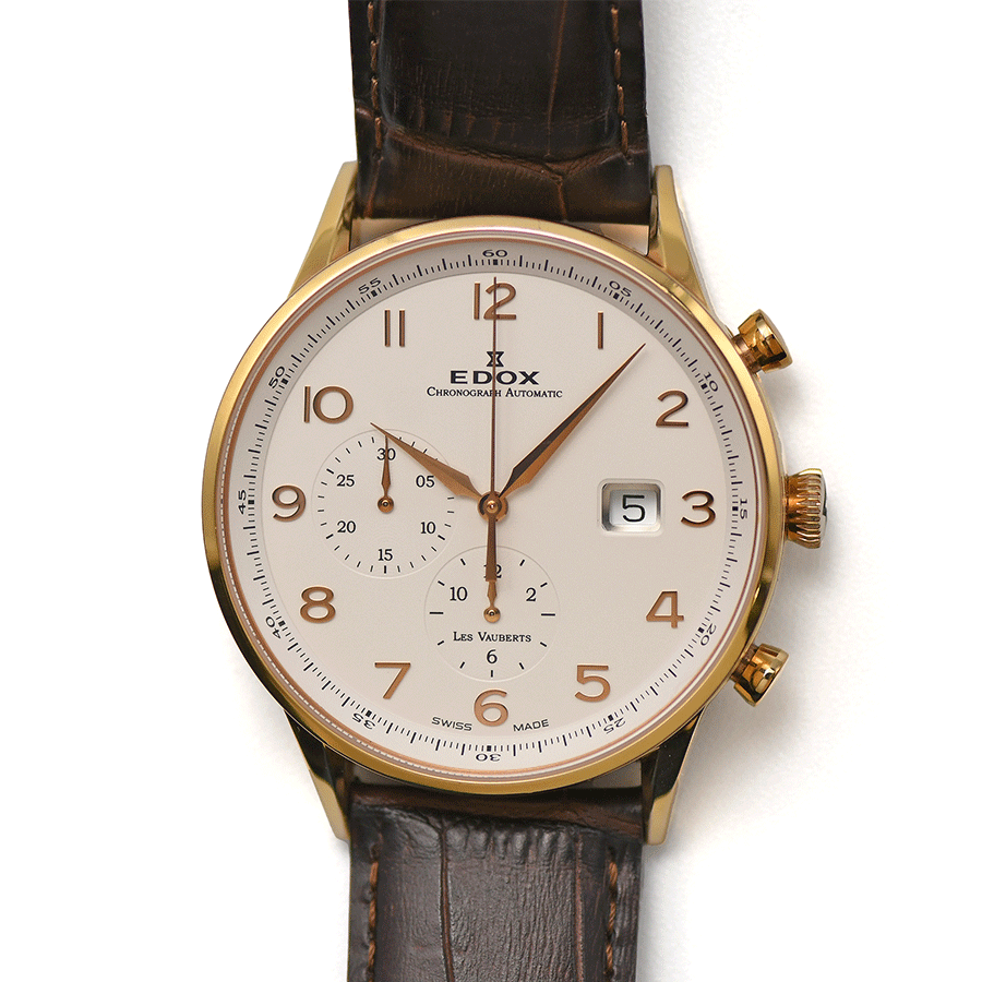 エドックス EDOX レ・ヴォベール クロノグラフ オートマティック 91001