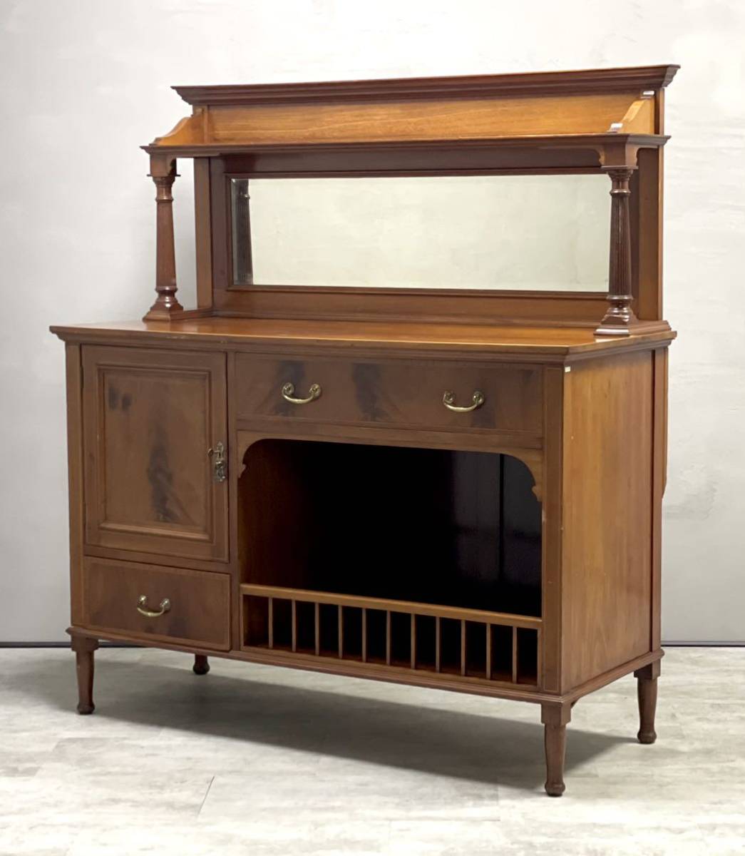 推定1920年代■HOWARD & SONS ミラートップサイドボード サイドボード 英国 イギリス ロンドン アンティーク 高級■兵庫県姫路市から 3249