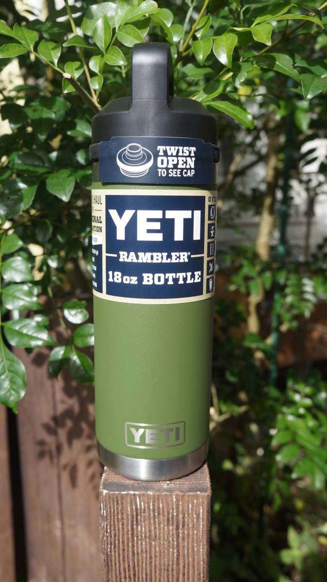 [限定色・新品]　●　 YETI 　18 oz Bottle　　●　　Rambler　アウトドア　水筒　ステンレス　ボトル d