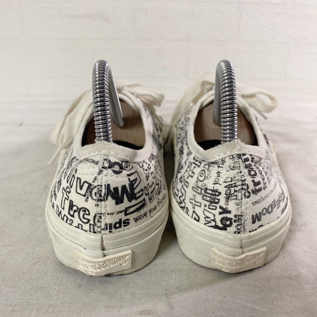 3329☆ VANS ヴァンズ レースアップ コムデギャルソン イラスト コラボ