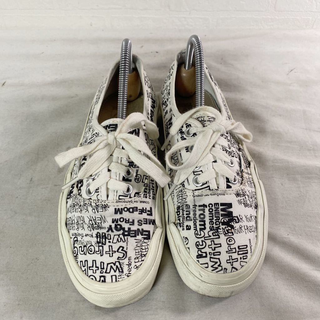 3329☆ VANS ヴァンズ レースアップ コムデギャルソン イラスト コラボ