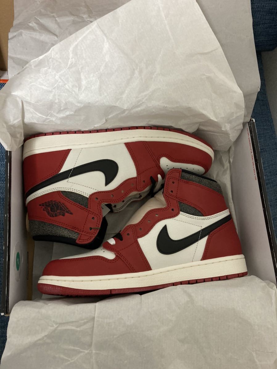 タグ付き NIKE AIR JORDAN 1 RETRO HIGH OG GS CHICAGO LOST & FOUND