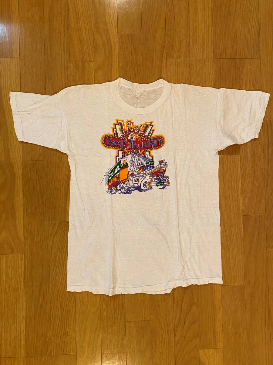 1円スタート70sヴィンテージTシャツUSAアメリカ企業モノPOPカルチャーPETER MAXピーターマックス7upの画像1