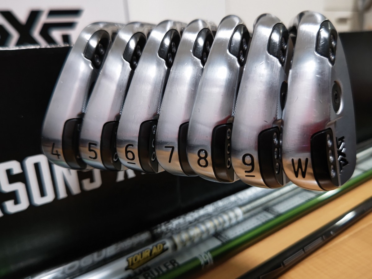 超話題新作 美品☆PXG 0311T gen5 ヘッドカバー付き 4-W アイアン7本