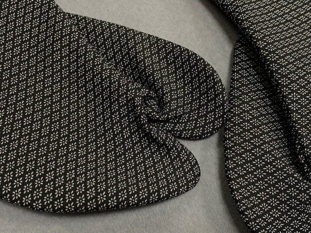  7 ...... Kyoto [.. beautiful ] quality product stylish Edo fine pattern .. pattern *4 sheets is ze tabi [ black bottom 25.5cm] made in Japan 